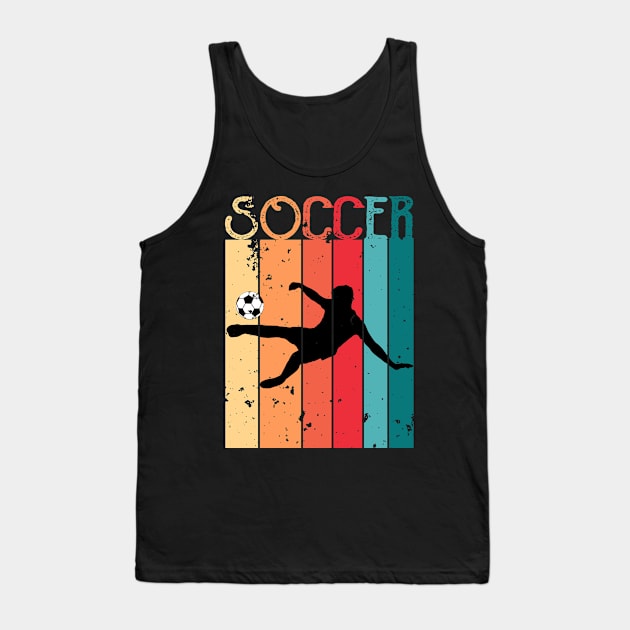 Soccer Retro Tank Top by Cooldruck